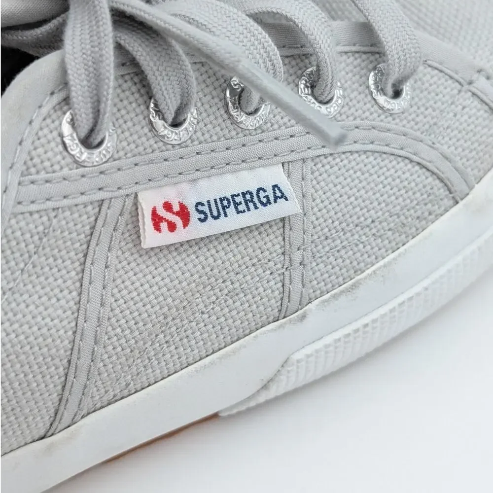 Superga Light Gray Canvas Sneakers - Picture 7 of 7